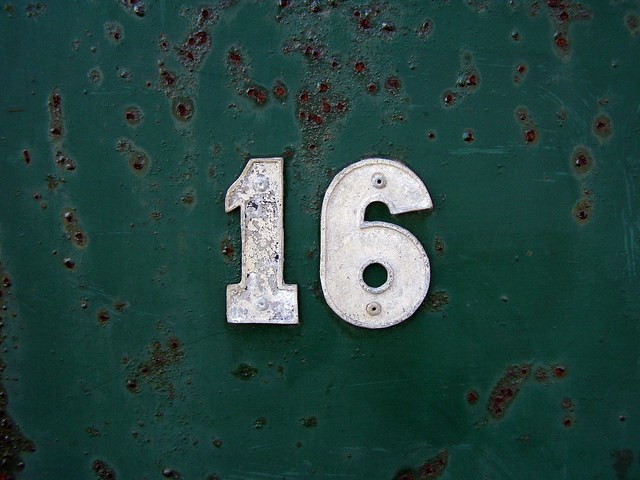 16 sign