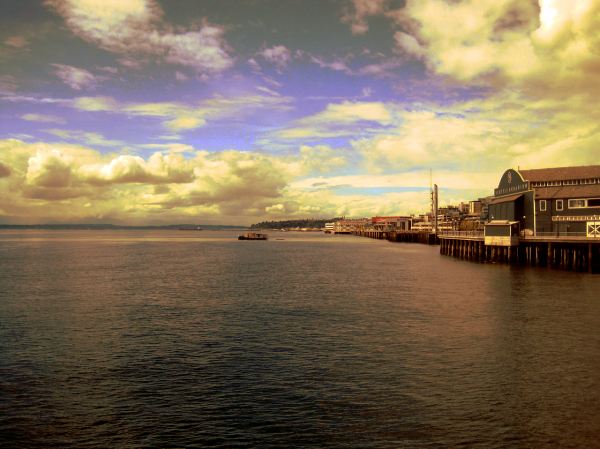 Seattle Pier Kinkade