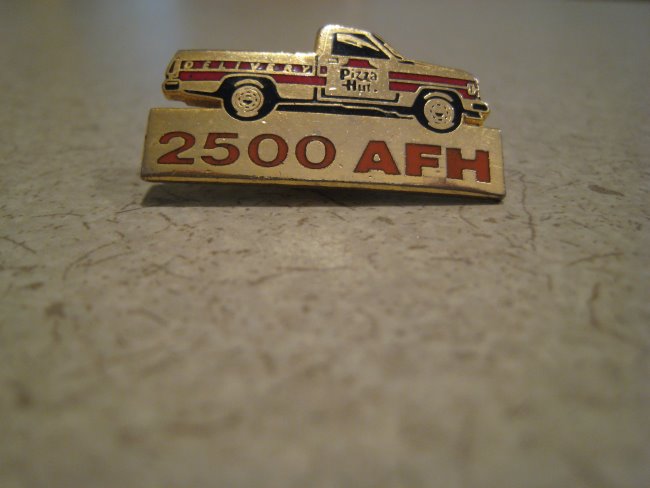 pizza hut 2500 accident free hours