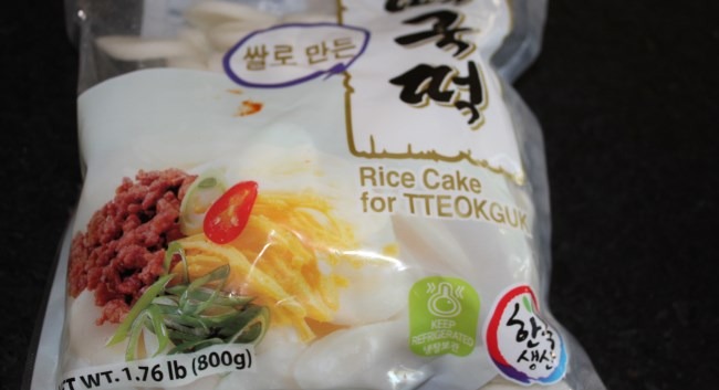 korean rice cake package