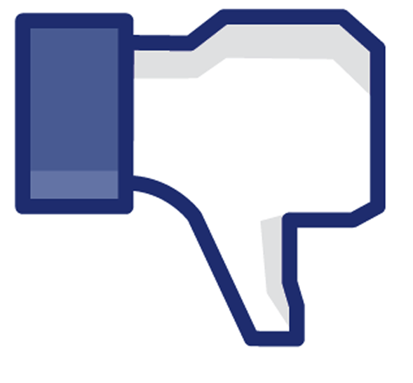 facebook thumbs down