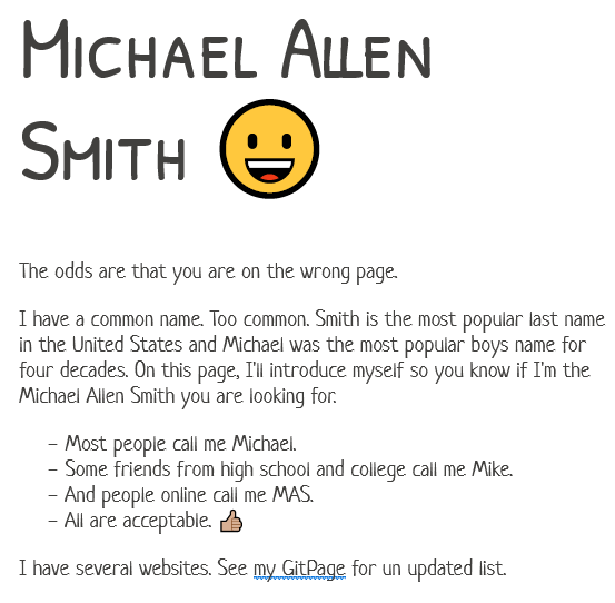 michaelallensmith.com